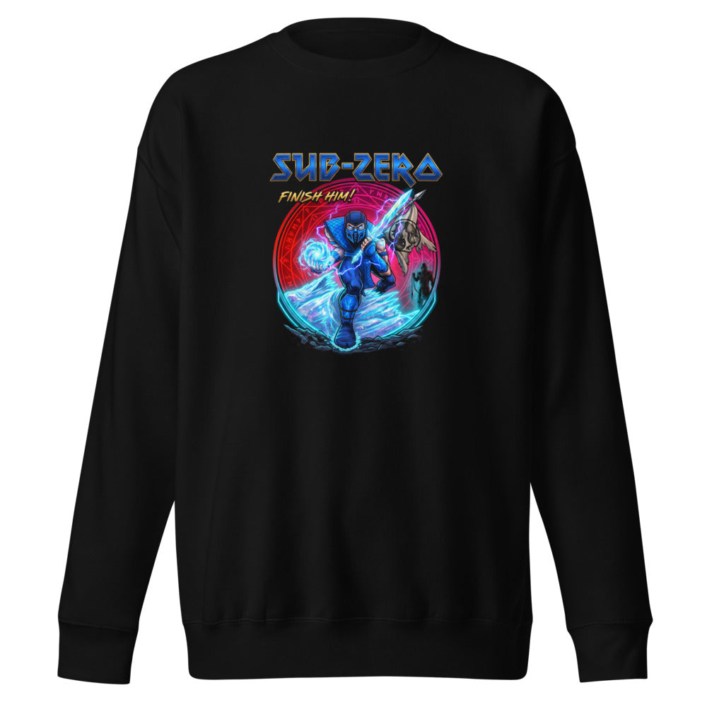 Sueter Sub Zero Mortal Kombat Finish Him Frente
