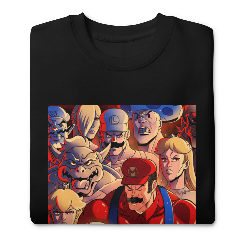 Suéter Super Mario Gritty Cast Red Mushroom - Doblado