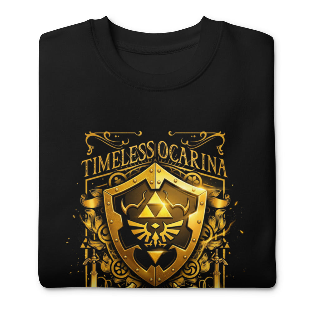 Suéter Timeless Ocarina Hylian Shield Crest - Doblado