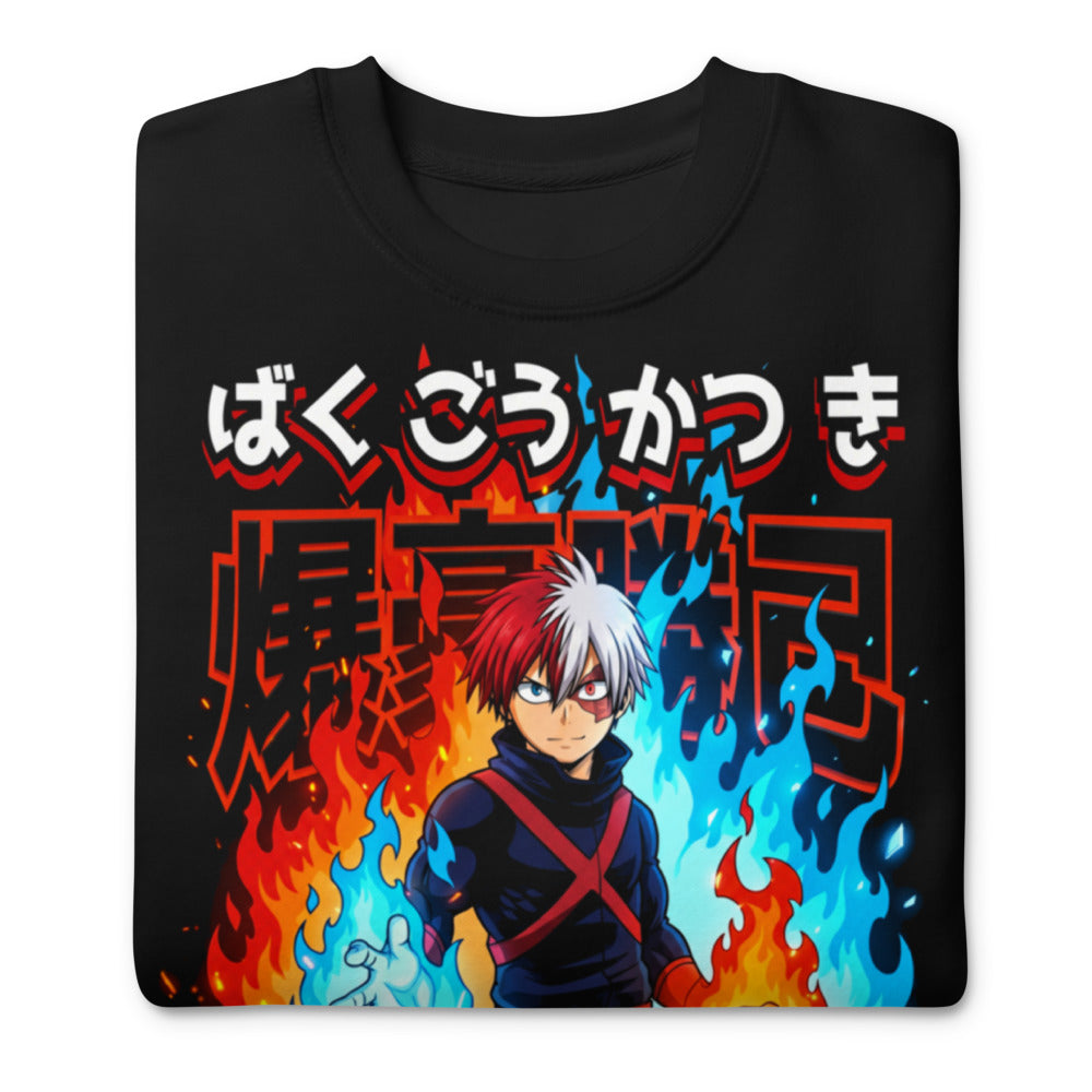Suéter Todoroki Fire And Ice My Hero Academia - Doblado