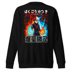 Suéter Todoroki Fire And Ice My Hero Academia - Frente