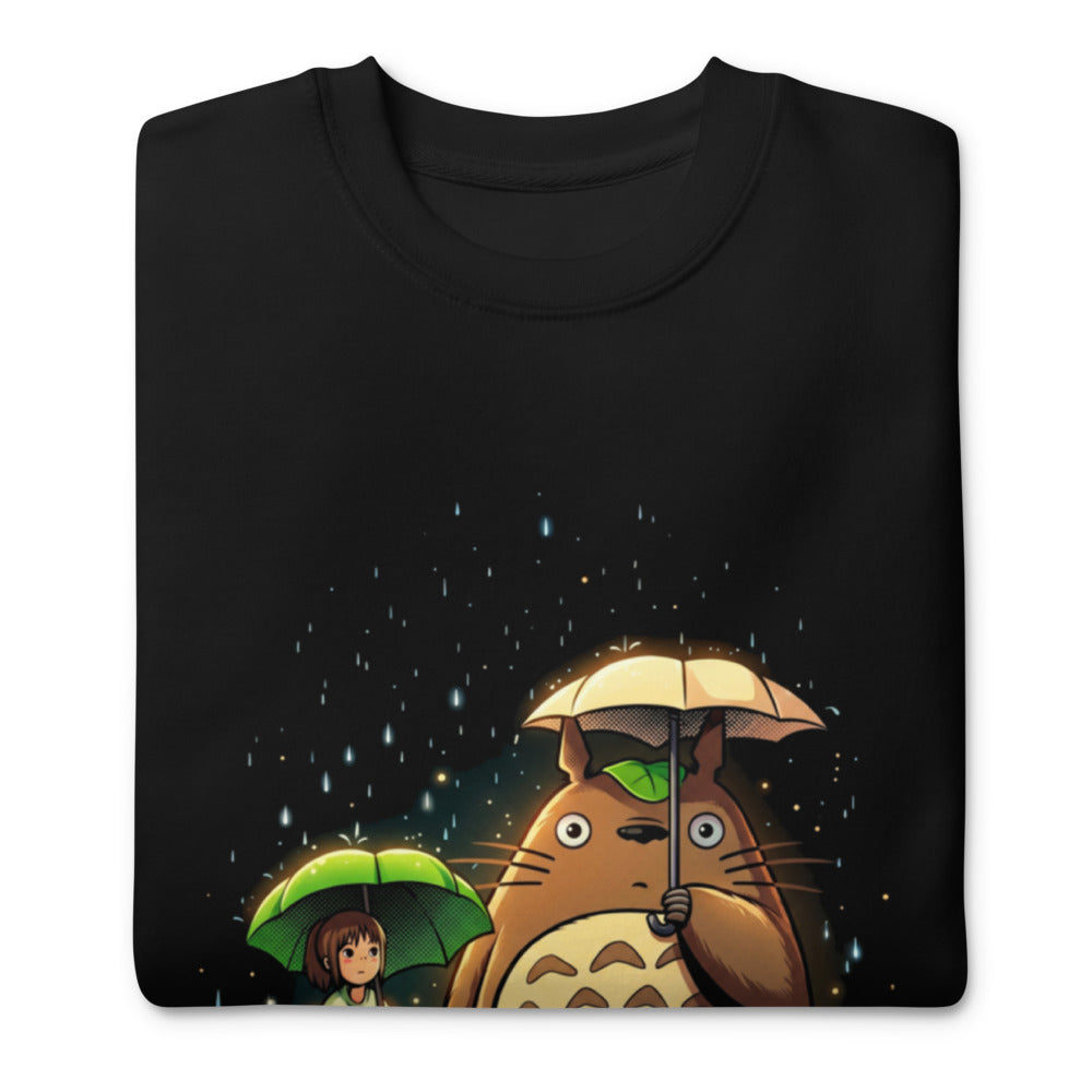 Suéter Totoro Chihiro No Face Rain Umbrellas - Doblado