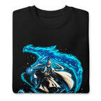 Suéter Water Wizard Blue Dragon Splash - Doblado