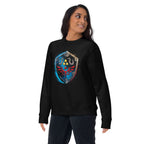 Suéter Zelda Hylian Shield Triforce Blue Brushstroke - Lifestyle mujer