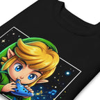 Suéter Zelda Link Chibi Ocarina Melody - Doblado zoom