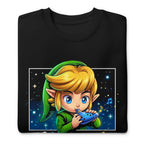 Suéter Zelda Link Chibi Ocarina Melody - Doblado