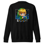 Suéter Zelda Link Chibi Ocarina Melody - Frente