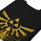 Suéter Zelda Link Silhouette Golden Hylian Crest - Doblado zoom