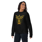 Suéter Zelda Link Silhouette Golden Hylian Crest - Lifestyle mujer