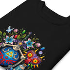 Suéter Zelda Tattoo Flash Majoras Mask Rupees - Doblado zoom