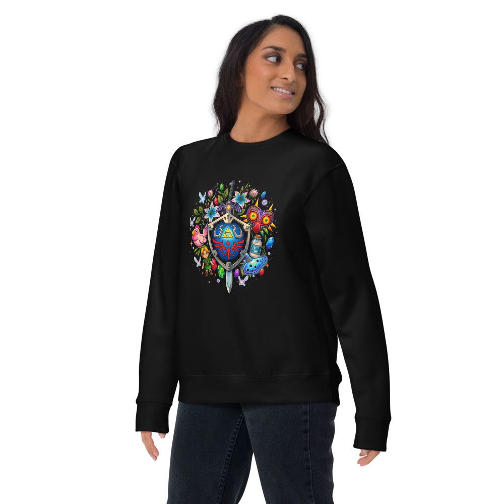 Suéter Zelda Tattoo Flash Majoras Mask Rupees - Lifestyle mujer