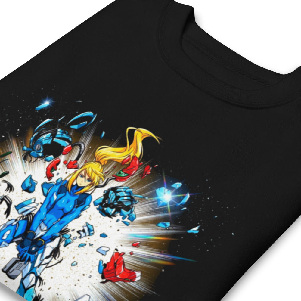 Sueter Zero Suit Shatter Metroid Doblado zoom