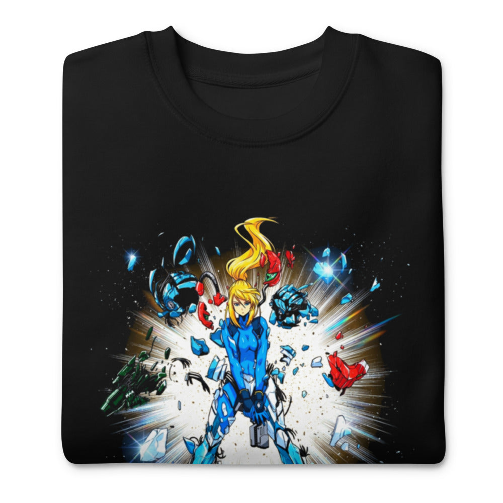 Sueter Zero Suit Shatter Metroid Doblado