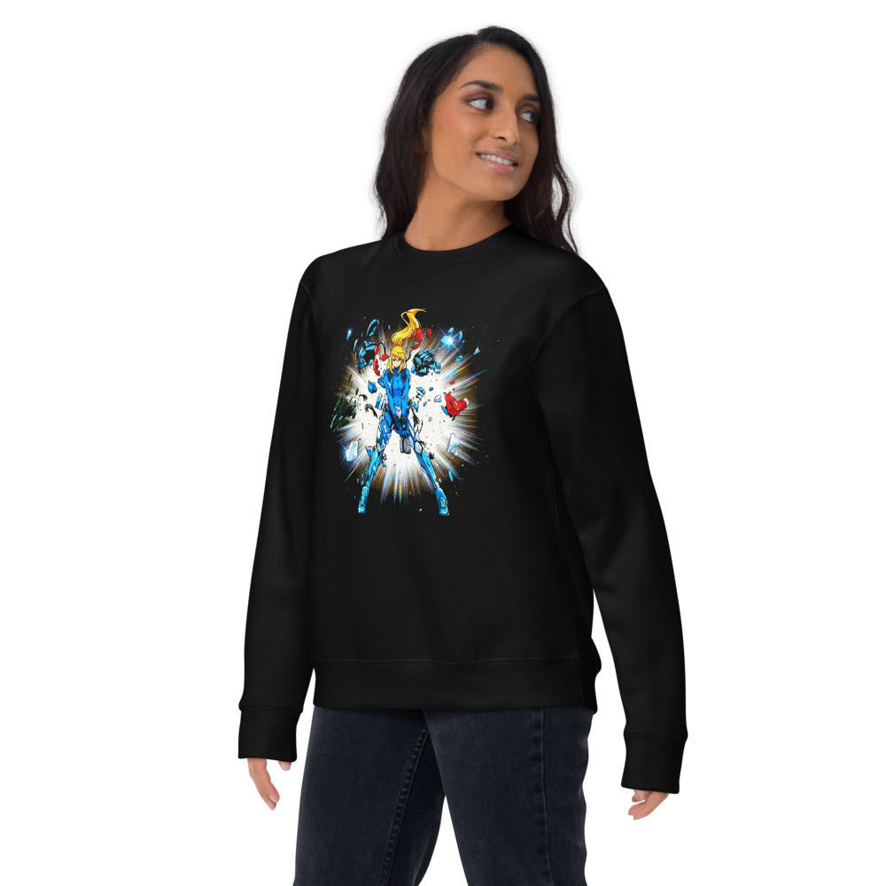 Sueter Zero Suit Shatter Metroid Lifestyle mujer