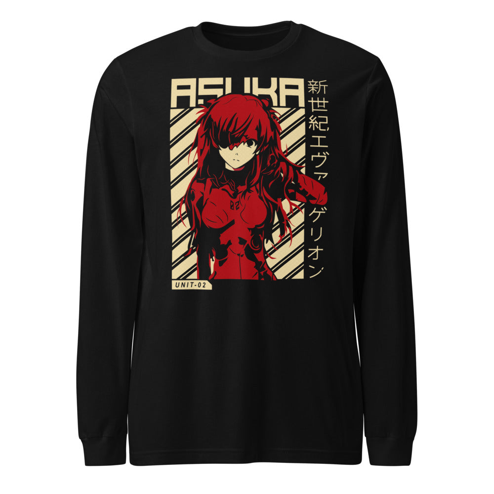 Evangelion Asuka Unit 02 Red Manga Larga - Frente