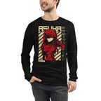 Evangelion Asuka Unit 02 Red Manga Larga - Modelo masculino
