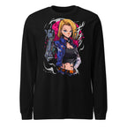 Dragon Ball Android 18 Portrait Manga Larga - Frente