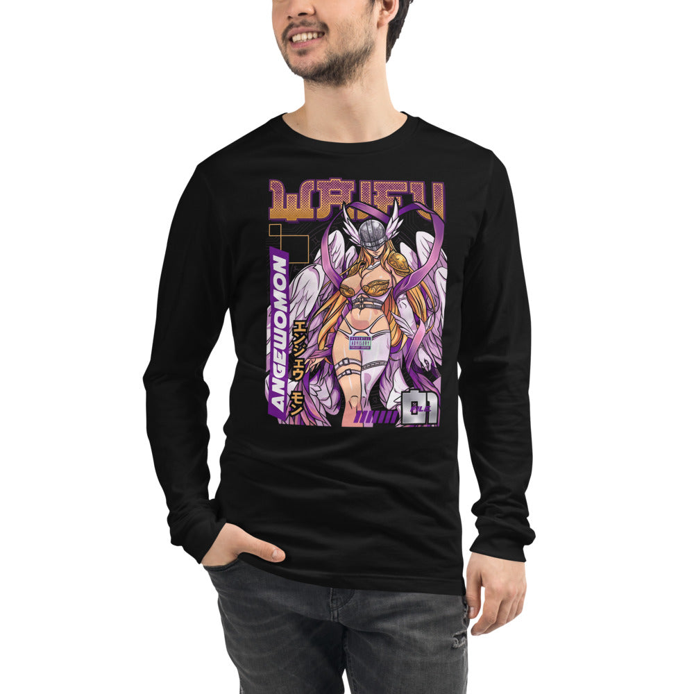 Digimon Angewomon Manga Larga - Modelo masculino