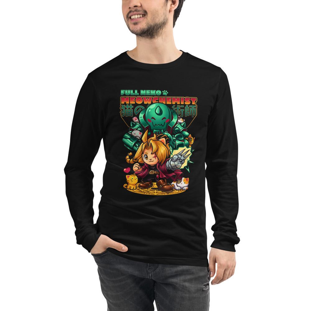 Fullmetal Alchemist Meowchemist Manga Larga - Modelo masculino