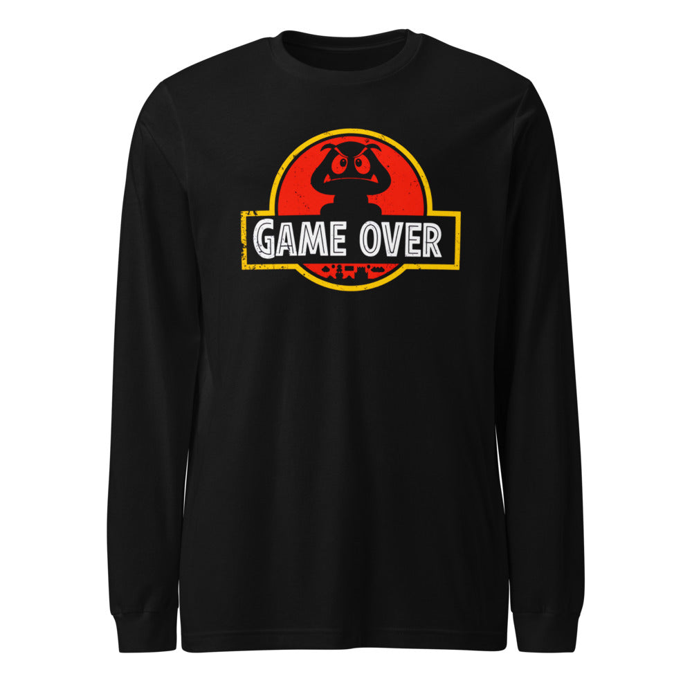 Jurassic Park Game Over Manga Larga - Frente
