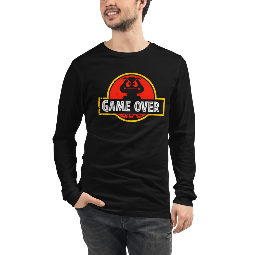 Jurassic Park Game Over Manga Larga - Modelo masculino
