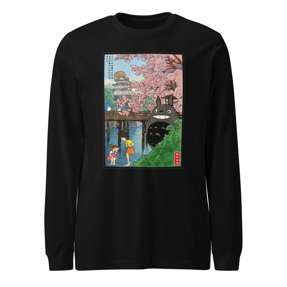My Neighbor Totoro Castle Sakura Manga Larga - Frente