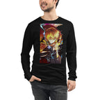 Demon Slayer Zenitsu Sleeping Manga Larga - Modelo masculino