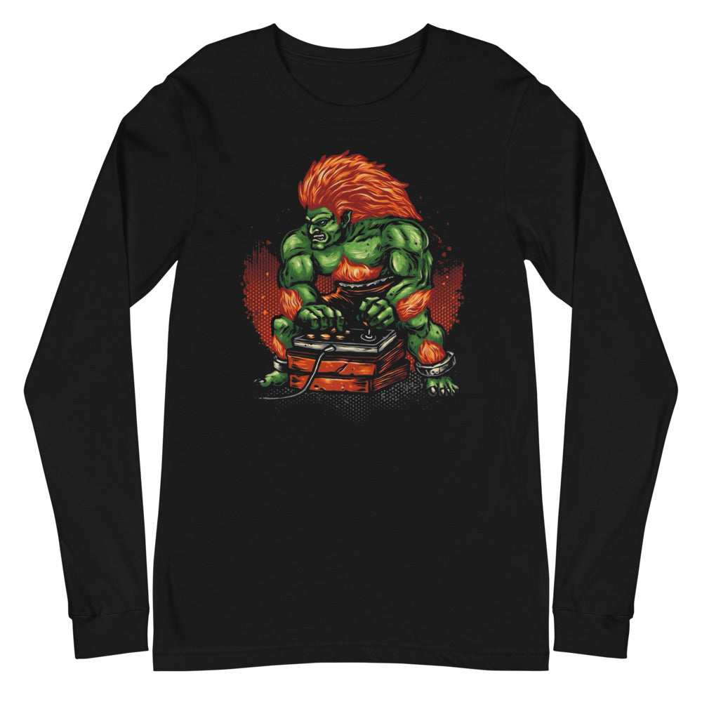 Blanka Street Fighter Arcade Manga Larga - Plano
