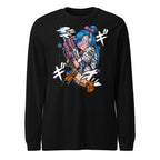 Dragon Ball Bulma Cyberpunk Capsule Corp Manga Larga - Frente