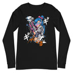 Dragon Ball Bulma Cyberpunk Capsule Corp Manga Larga - Plano