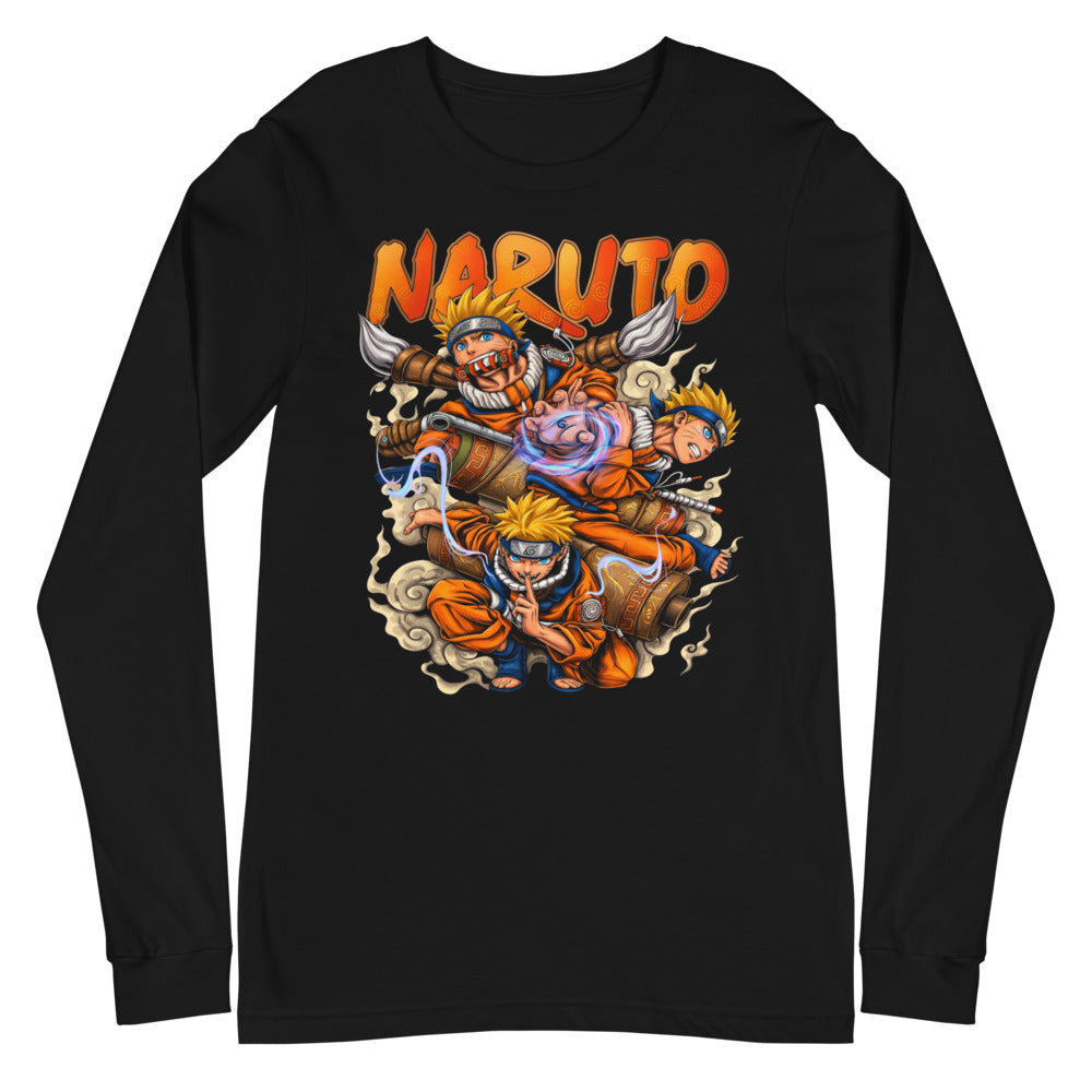 Naruto Shadow Clones Poster Manga Larga - Plano