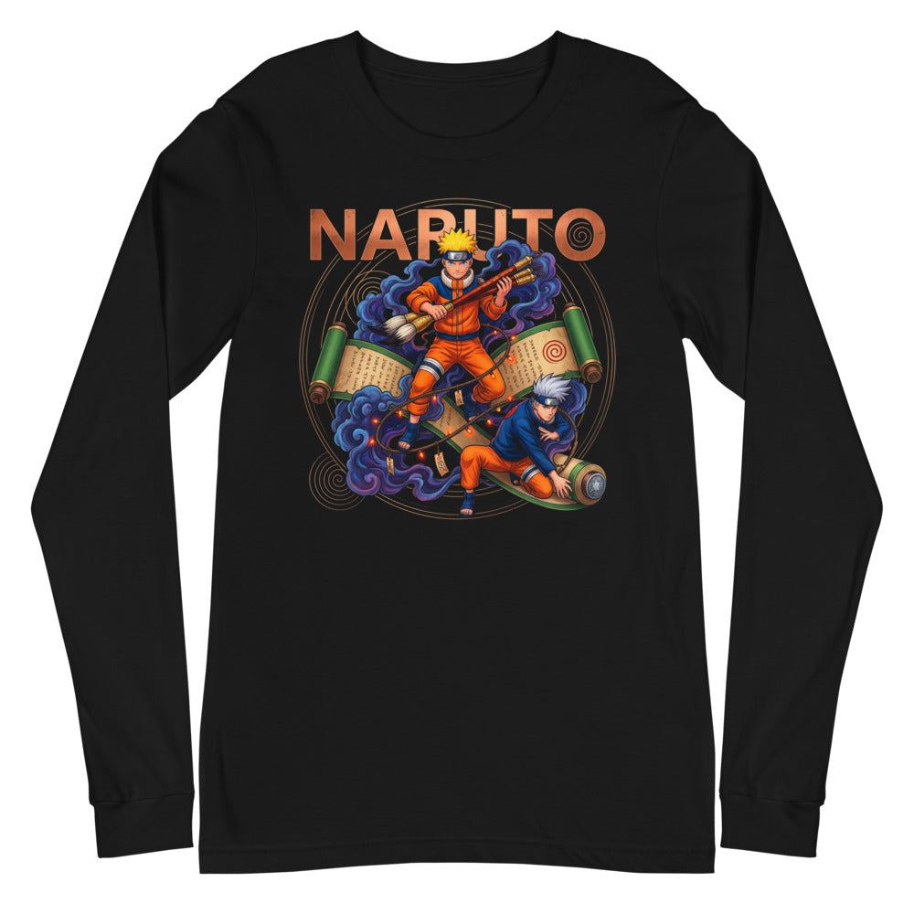 Naruto Team Scroll Poster Manga Larga - Plano