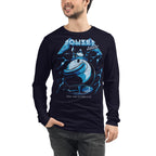Modelo masculino — Clown Car Manga Larga Azul