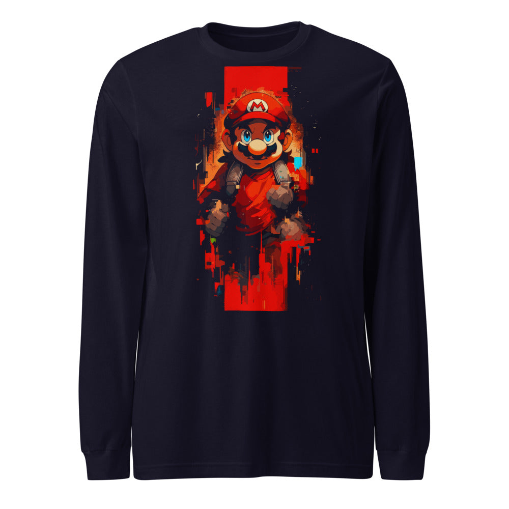 Super Mario Red Grunge Art