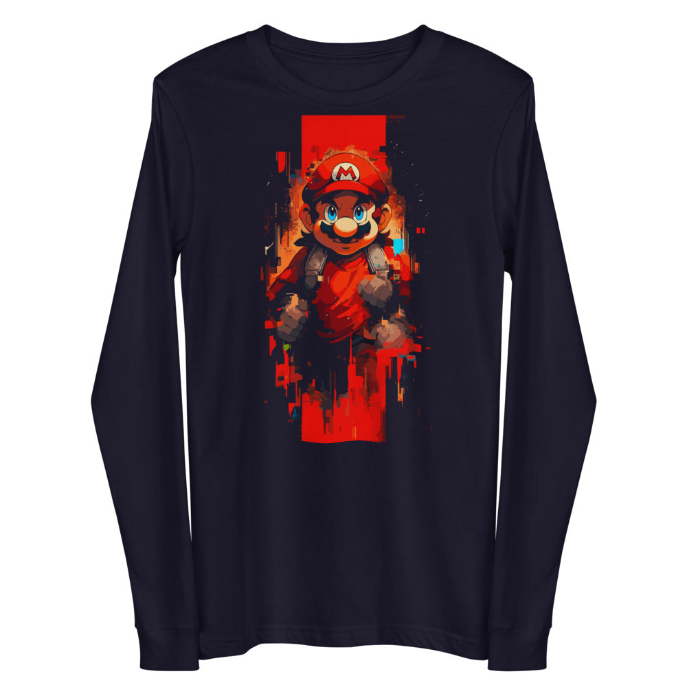 Super Mario Red Grunge Art