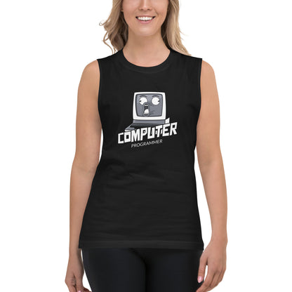 Camiseta sin Mangas Programers , Disponible en la mejor tienda online para comprar tu merch favorita, la mejor Calidad, compra Ahora en Algoritmo! 