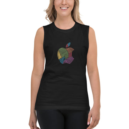 Camiseta sin Mangas Apple Puzzle , Disponible en la mejor tienda online para comprar tu merch favorita, la mejor Calidad, compra Ahora en Algoritmo! 