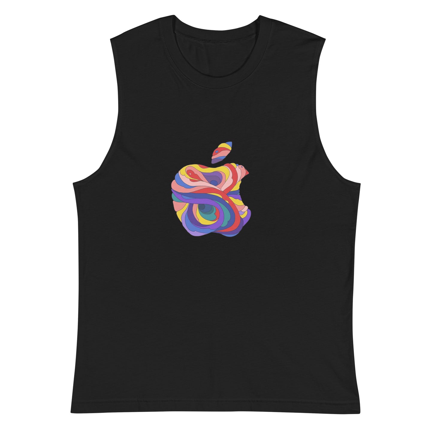 Camiseta sin Mangas Apple Psicodélico , Disponible en la mejor tienda online para comprar tu merch favorita, la mejor Calidad, compra en Algoritmo! 