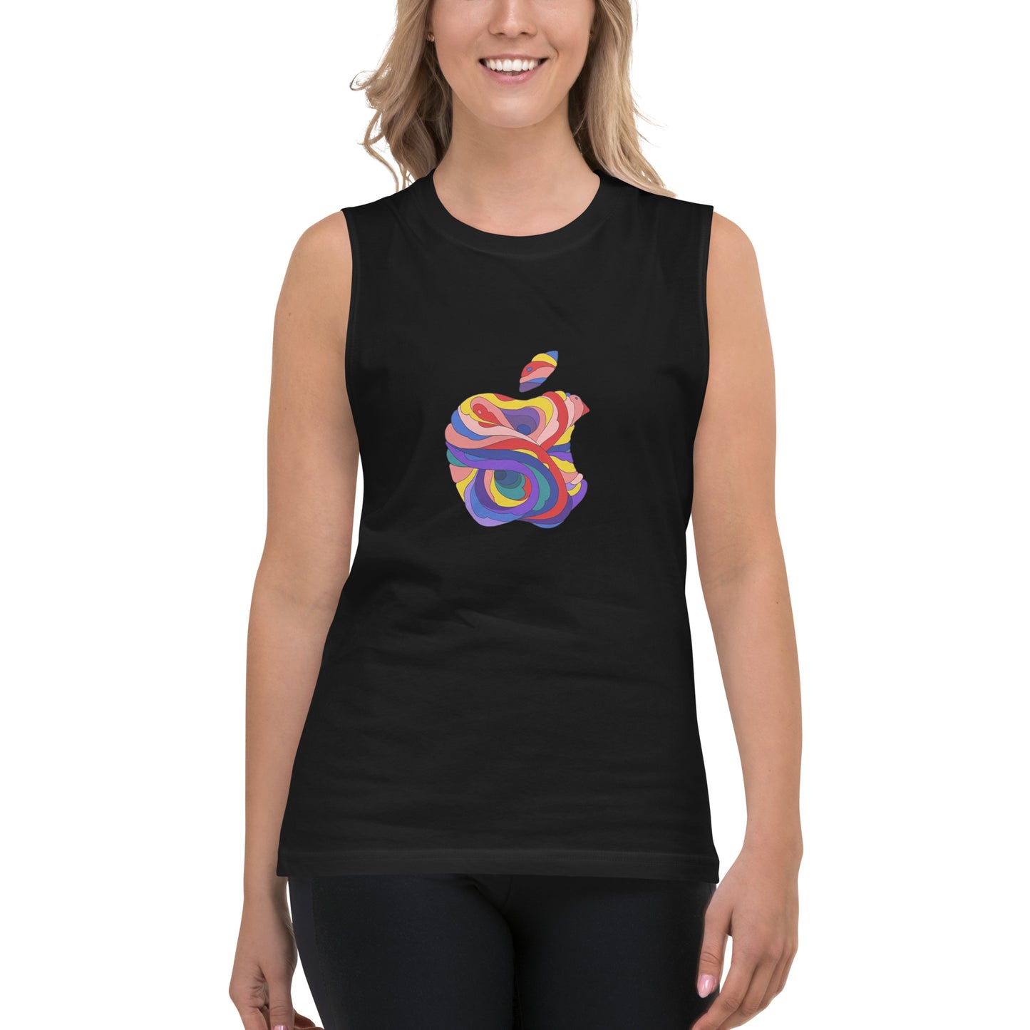 Camiseta sin Mangas Apple Psicodélico , Disponible en la mejor tienda online para comprar tu merch favorita, la mejor Calidad, compra en Algoritmo! 