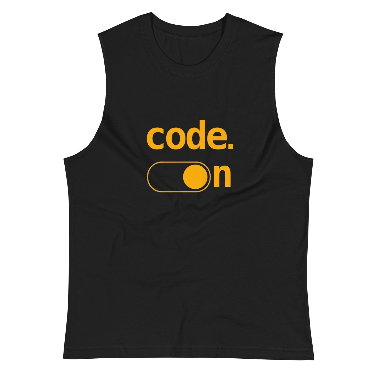 Camiseta sin Mangas Code On , Disponible en la mejor tienda online para comprar tu merch favorita, la mejor Calidad, compra Ahora en Algoritmo! 