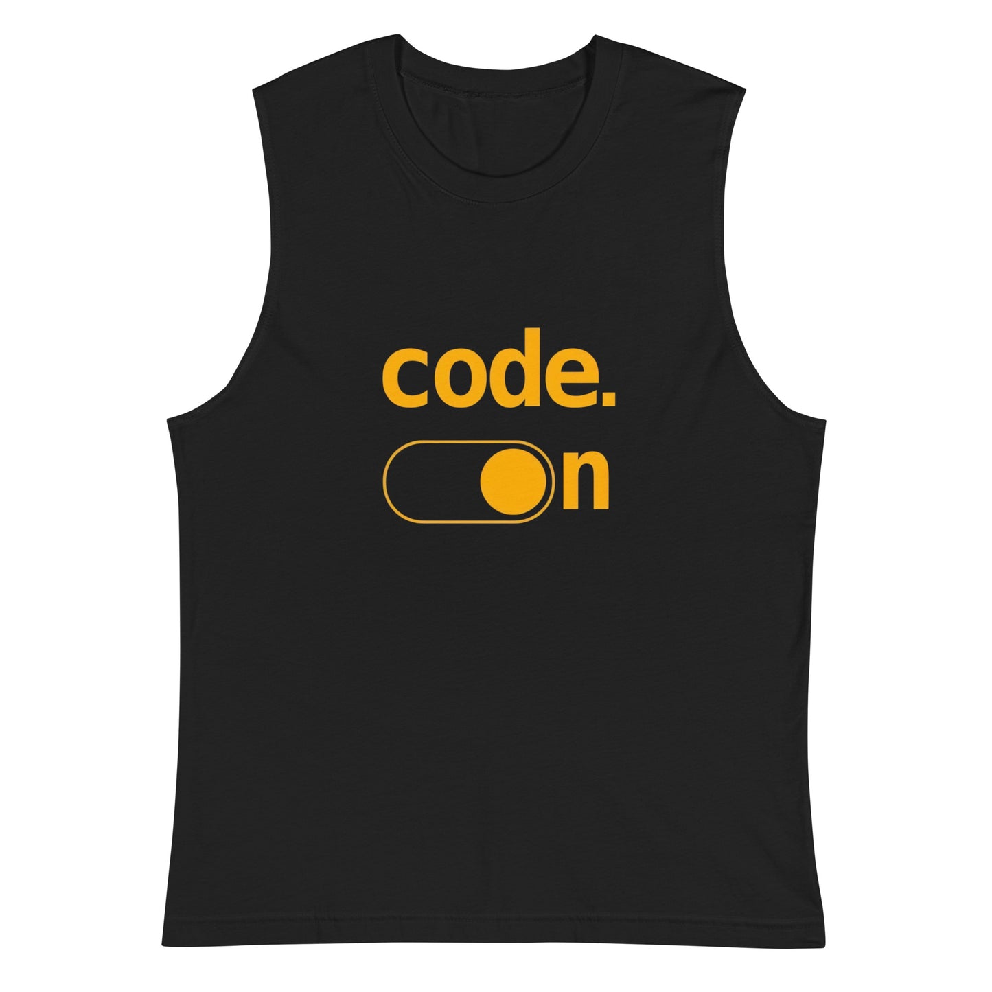 Camiseta sin Mangas Code On , Disponible en la mejor tienda online para comprar tu merch favorita, la mejor Calidad, compra Ahora en Algoritmo! 