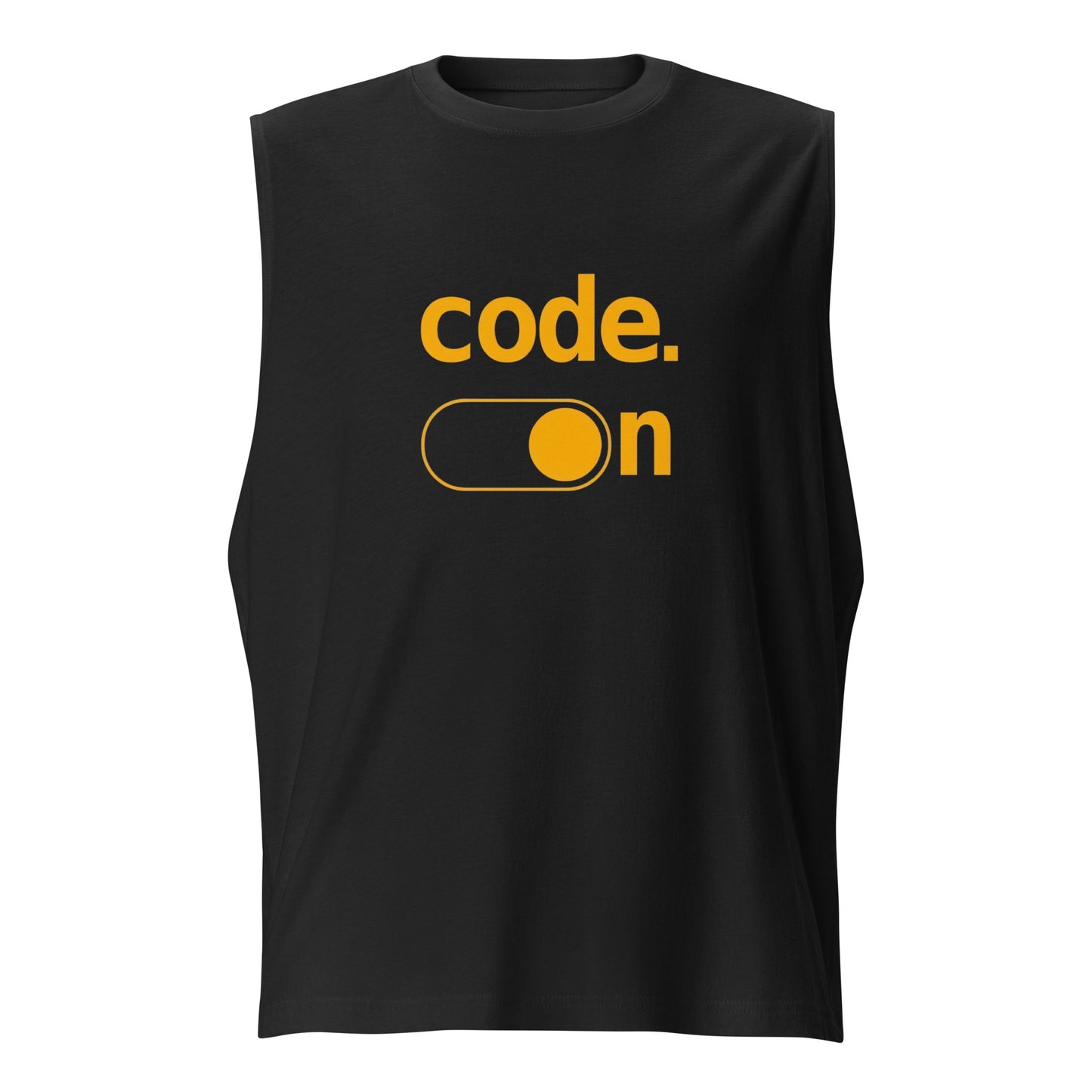 Camiseta sin Mangas Code On , Disponible en la mejor tienda online para comprar tu merch favorita, la mejor Calidad, compra Ahora en Algoritmo! 