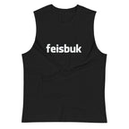 Vista frontal — Camiseta sin Mangas Feisbuk parodia social media