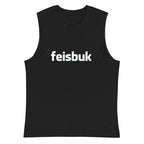 Vista trasera — Camiseta sin mangas Feisbuk unisex