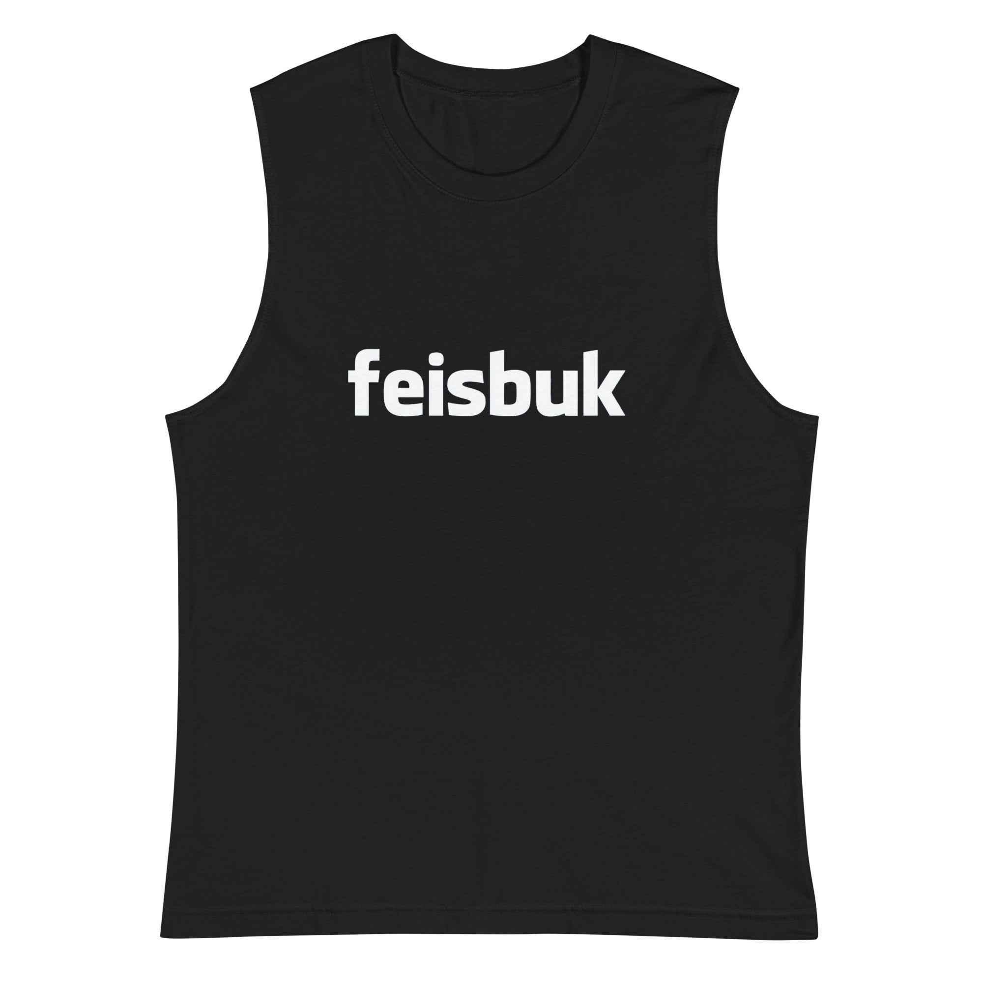 Vista trasera — Camiseta sin mangas Feisbuk unisex