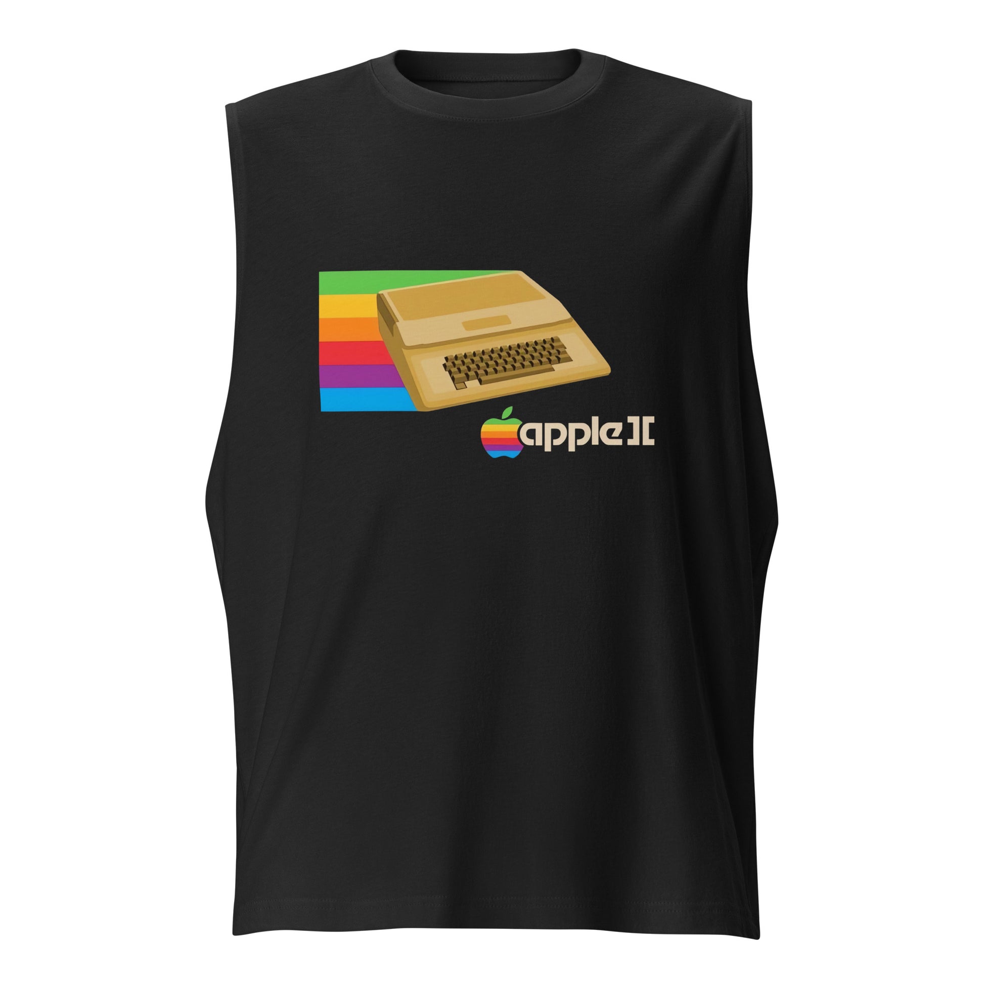 Camiseta sin Mangas Apple 2 , Disponible en la mejor tienda online para comprar tu merch favorita, la mejor Calidad, compra Ahora en Algoritmo! 