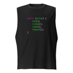 Life in Code — detalle del estampado