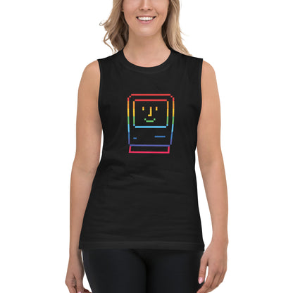 Camiseta sin Mangas Happy Mac Rainbow , Disponible en la mejor tienda online para comprar tu merch favorita, la mejor Calidad, compra Ahora! 