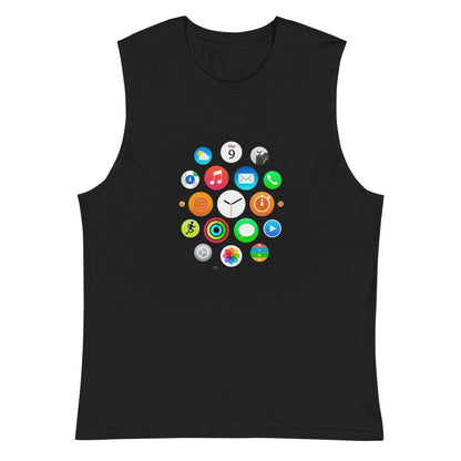 Camiseta sin Mangas Watch Apps , Disponible en la mejor tienda online para comprar tu merch favorita, la mejor Calidad, compra Ahora en Algoritmo! 