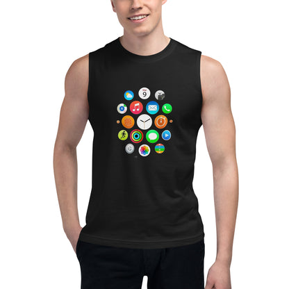 Camiseta sin Mangas Watch Apps , Disponible en la mejor tienda online para comprar tu merch favorita, la mejor Calidad, compra Ahora en Algoritmo! 